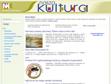 Tablet Screenshot of naszakultura.pl